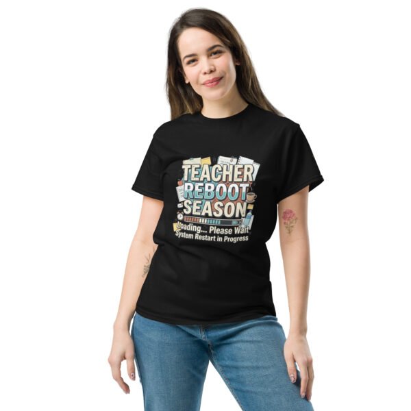 unisex-classic-tee-black-front-6a22162a86ee6.jpg Teacher Reboot Season