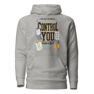 unisex-premium-pullover-hoodie-carbon-grey-front-6ac0957c7ee88.jpg Control You! Hoodie